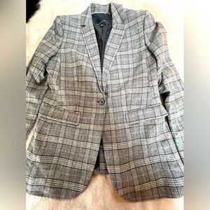 Banana Republic plaid blazer Women’s size 4